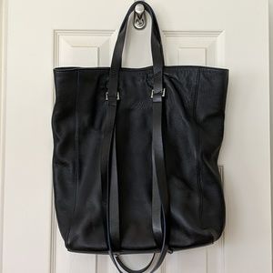 Costume National Tokyo Suede Shopping Tote Bag